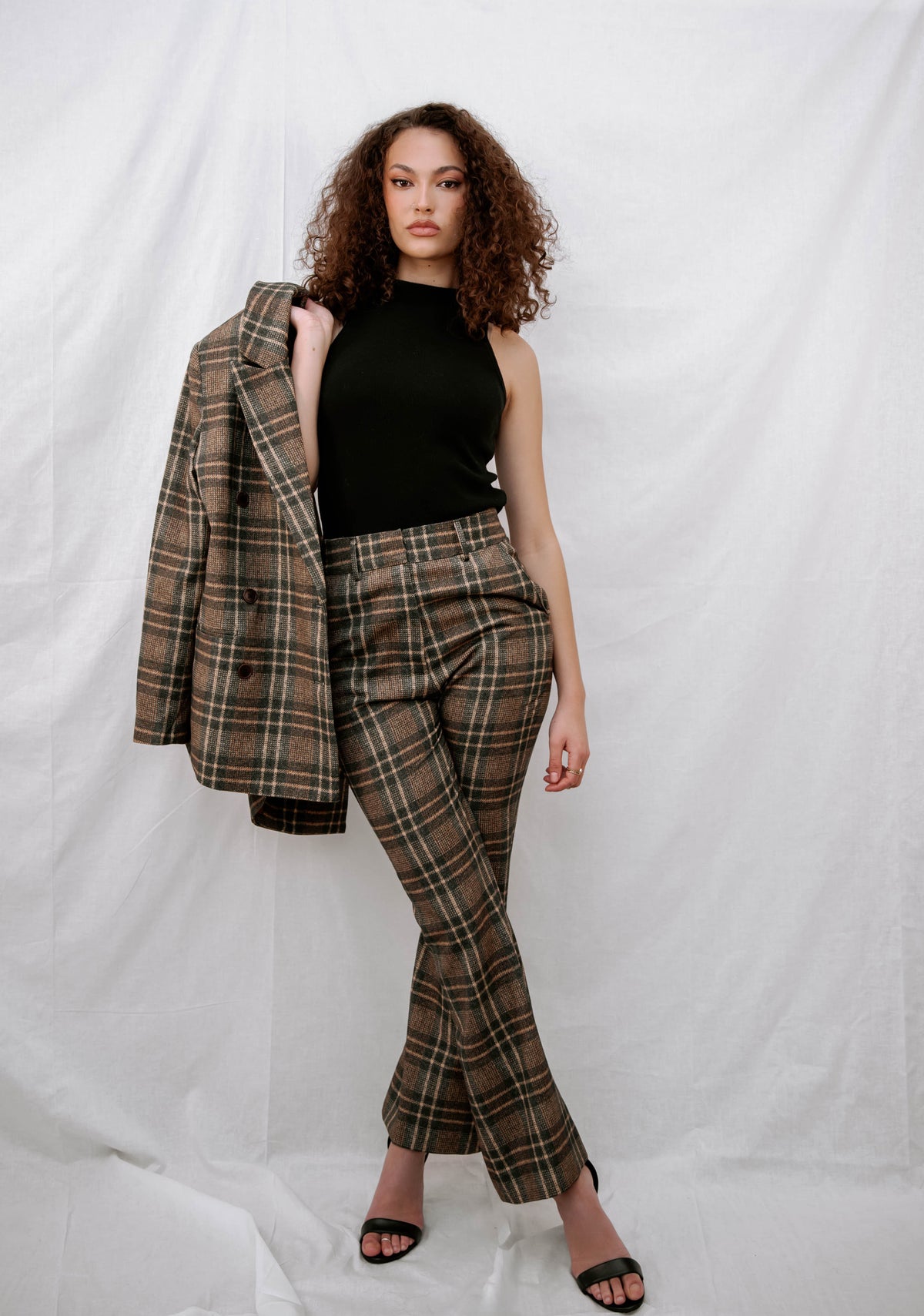 The Knox Pant in Wool Plaid