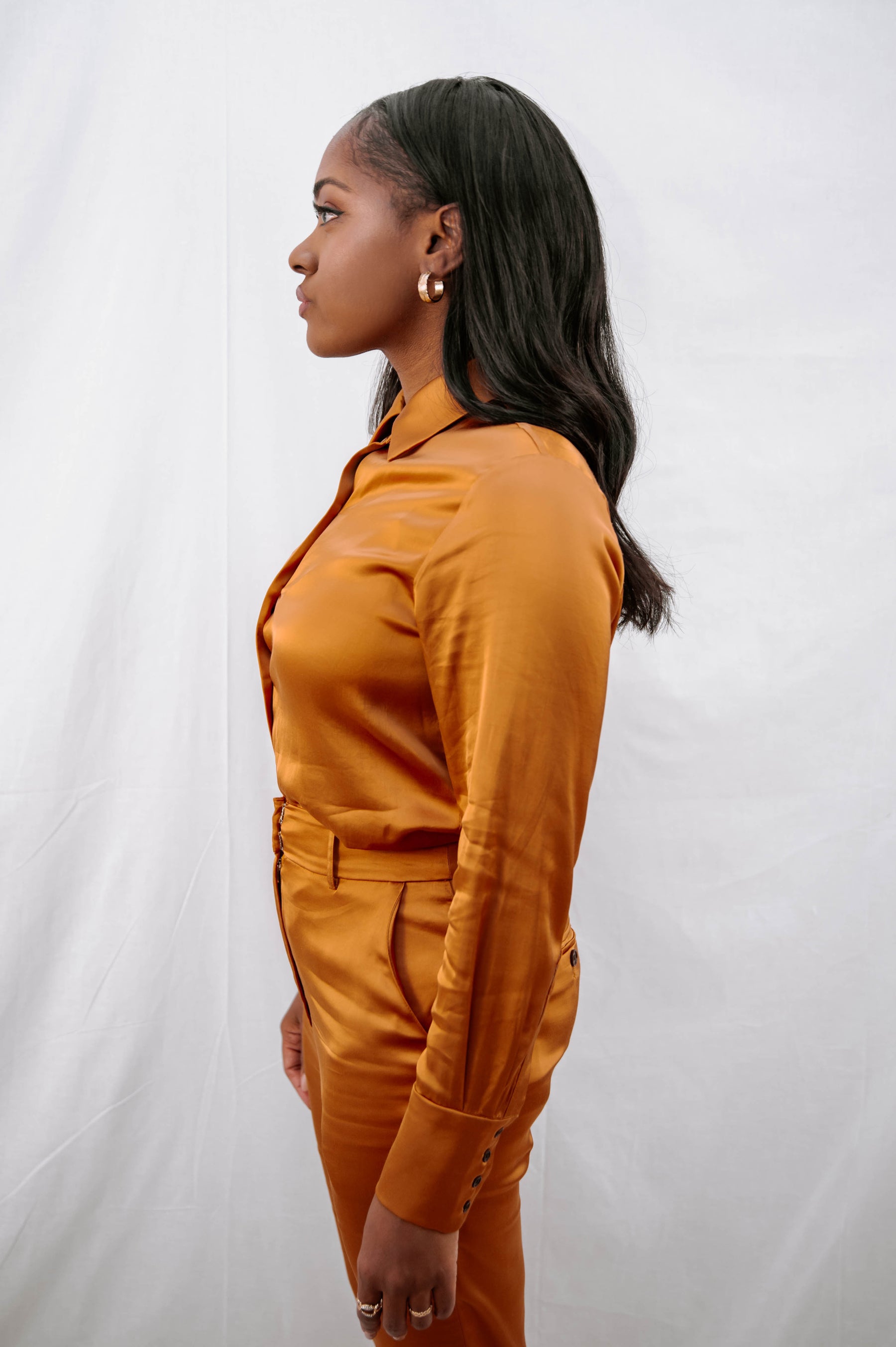 The Knox Blouse in Viscose Charmeuse