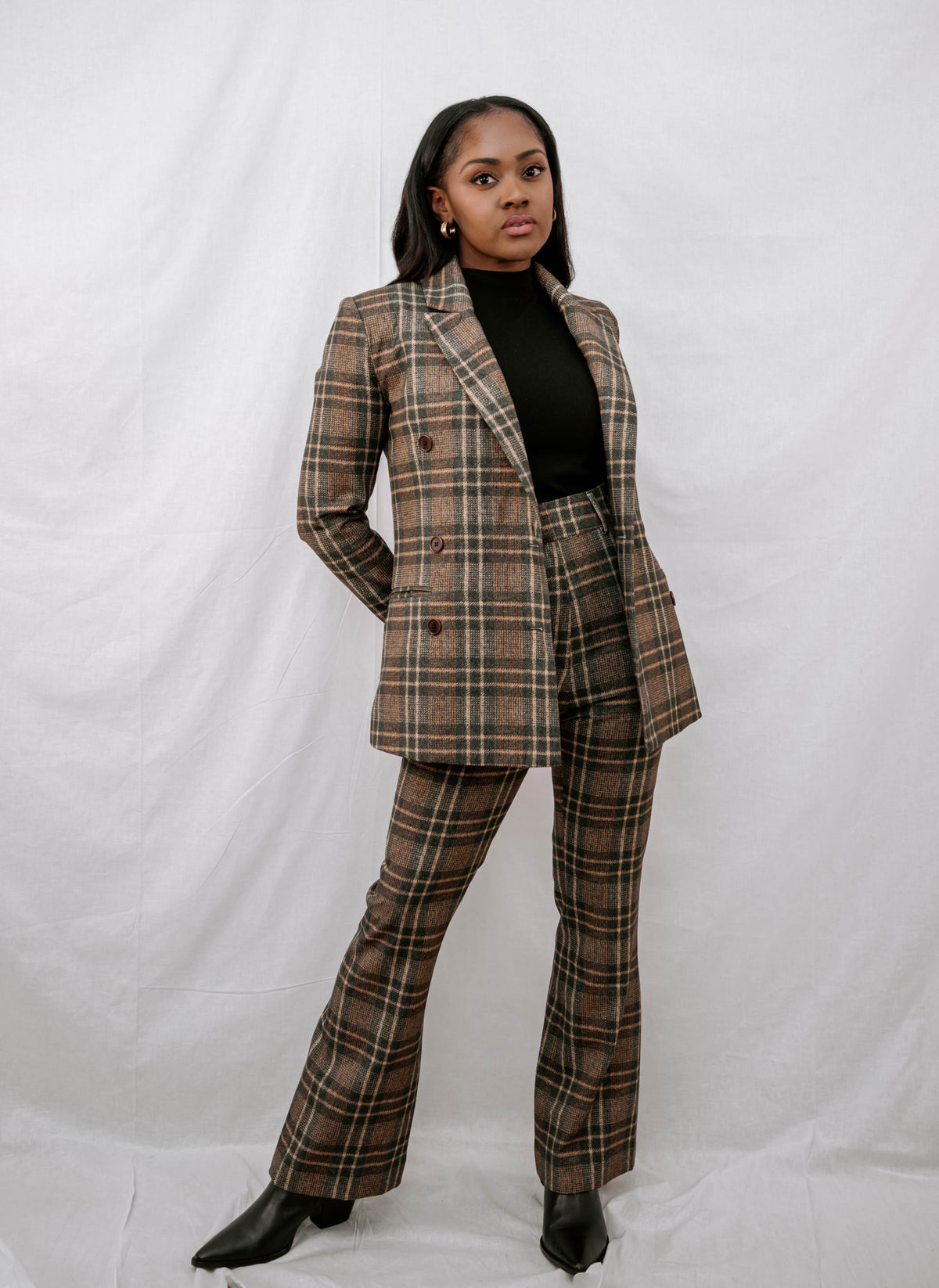 The Knox Pant in Wool Plaid